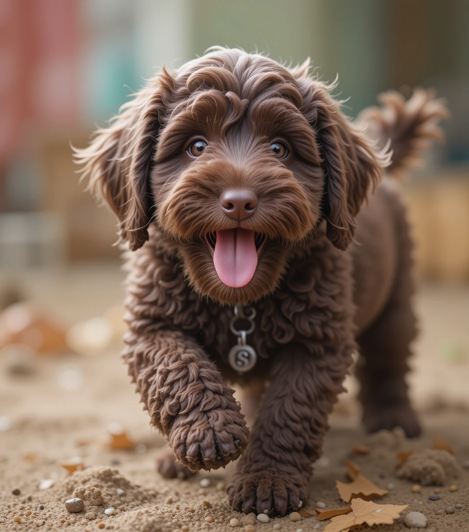 Mini Chocolate Labradoodle
