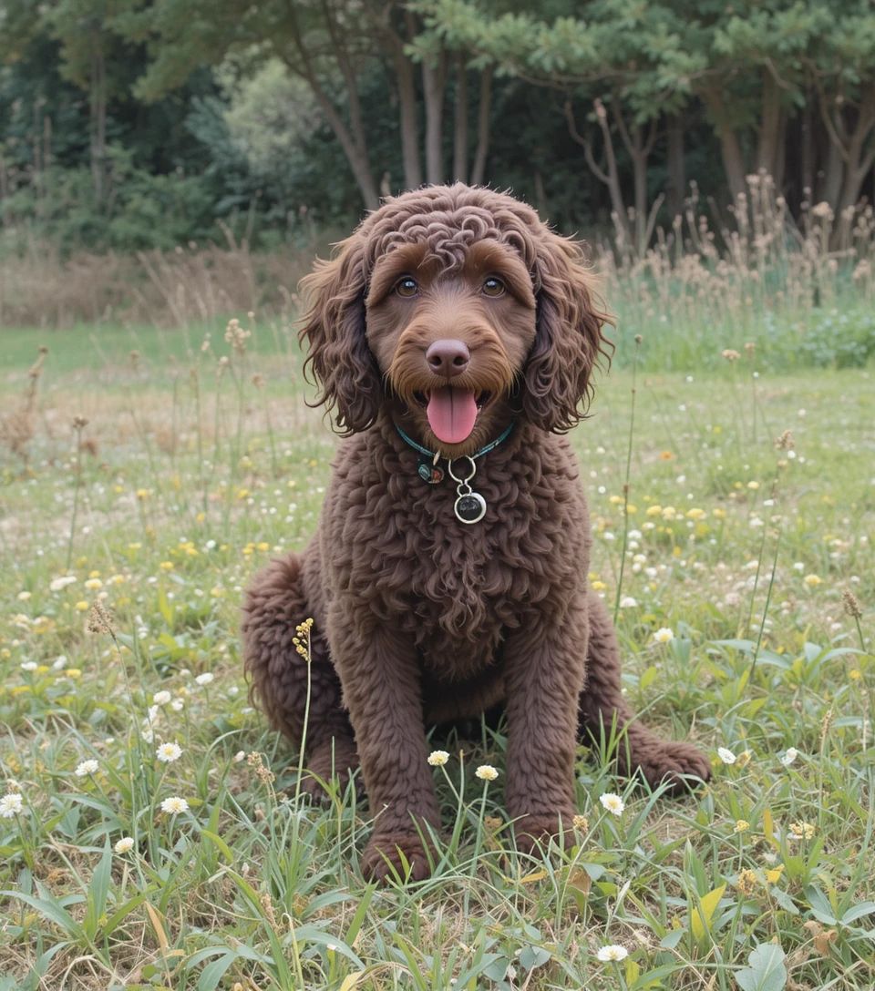 chocolate labradoodle