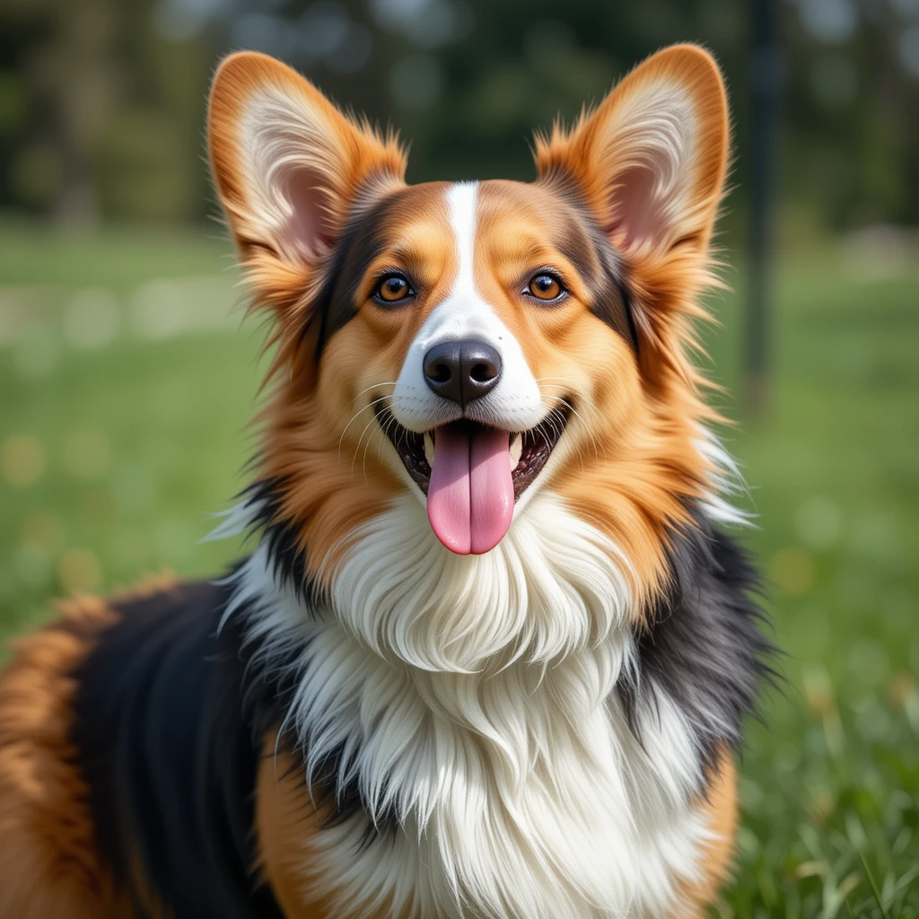 Tri-Colored Pembroke Corgi