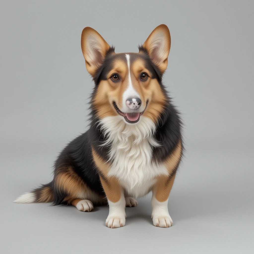 Tri-Colored Pembroke Corgi
