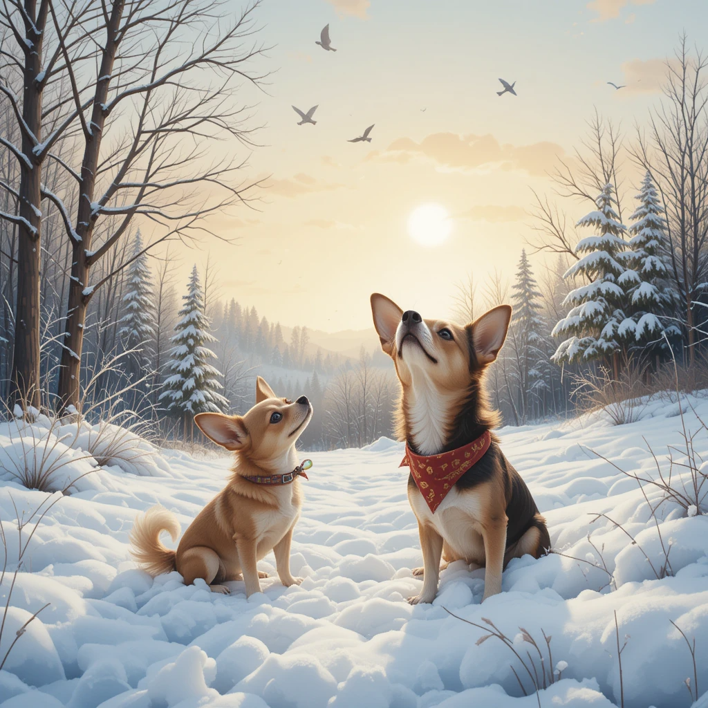 Winters with Chihuahua