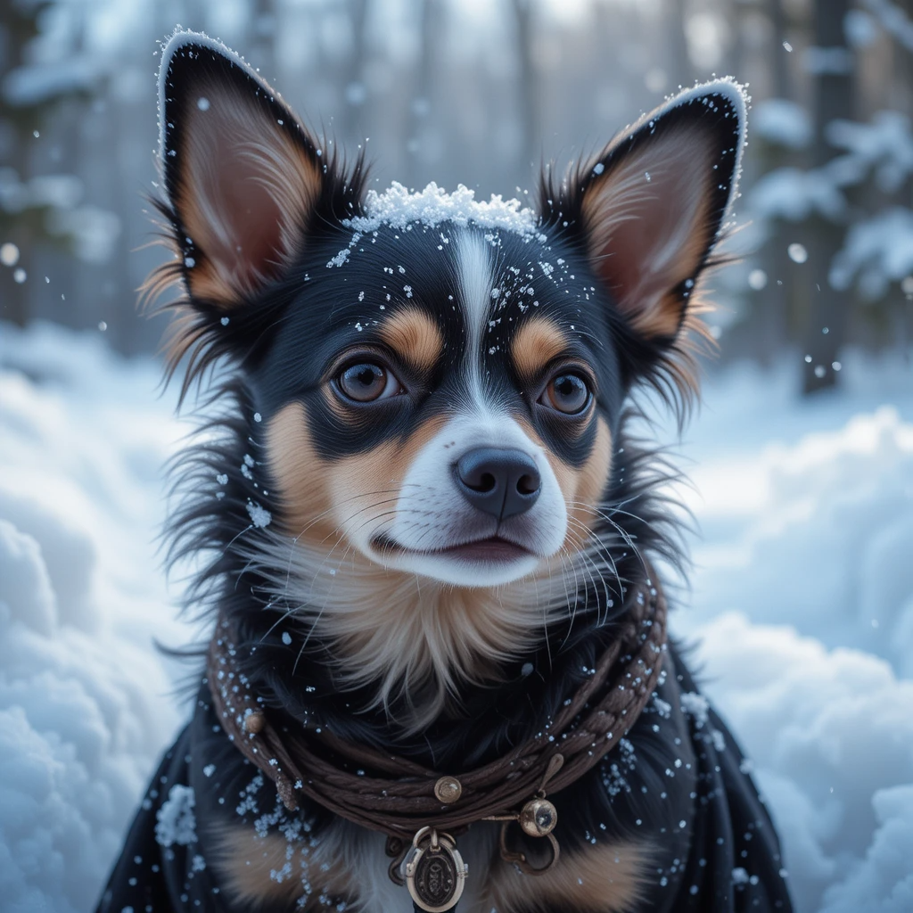 Winters with Chihuahua