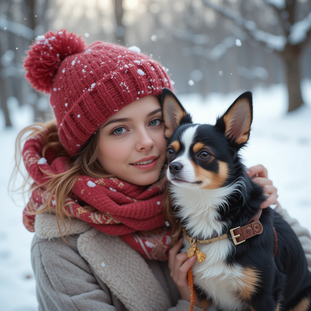 Winters with Chihuahua