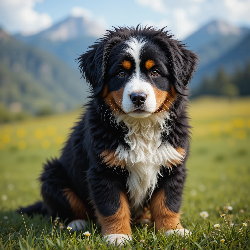 mini Bernese mountain dog
