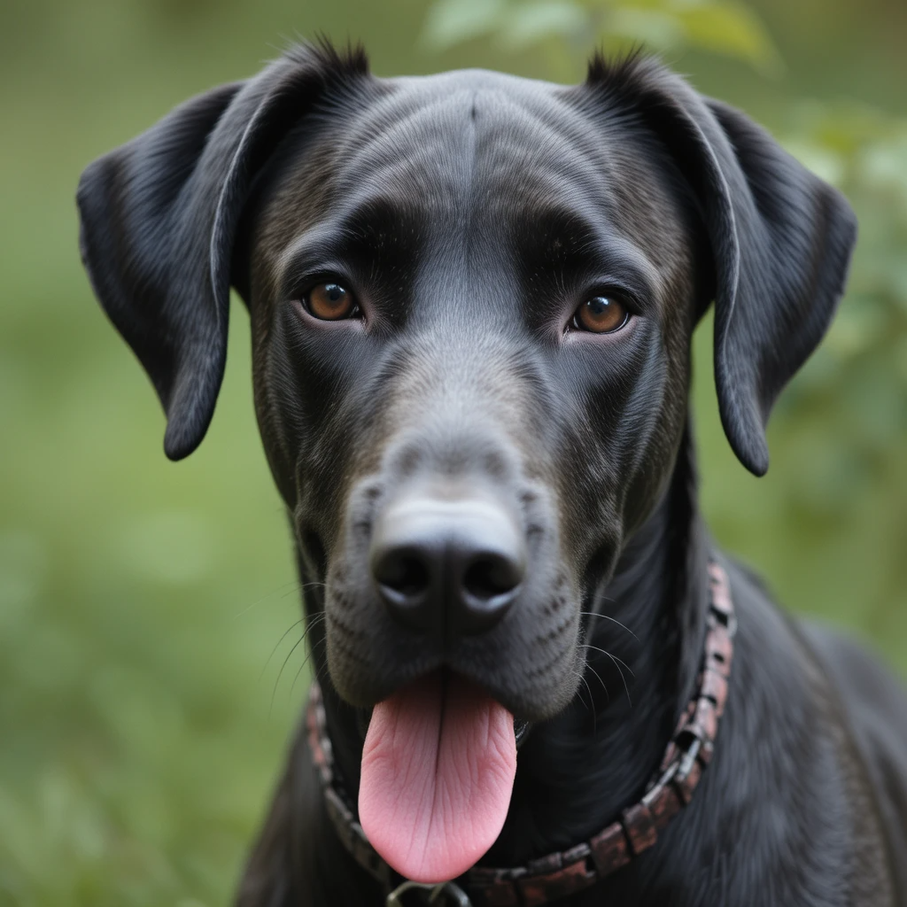 black great Dane