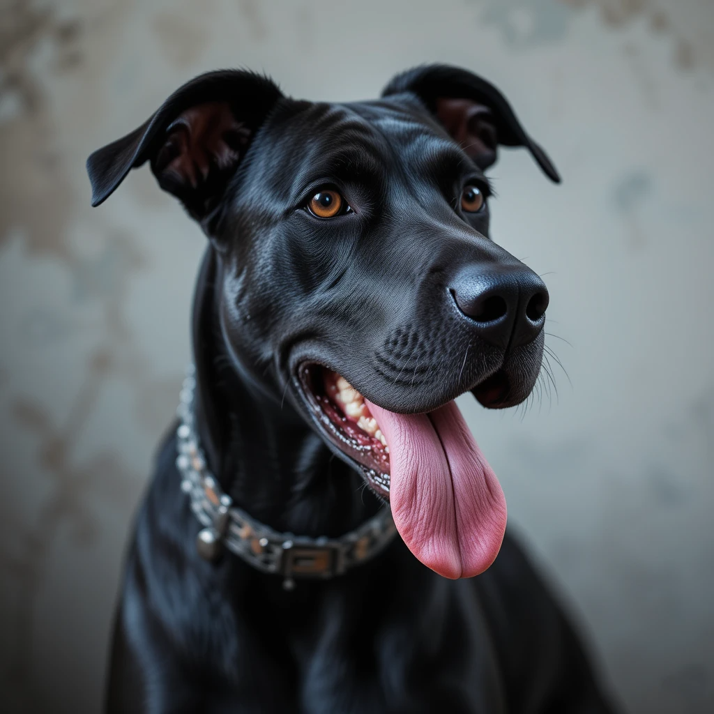 black great Dane