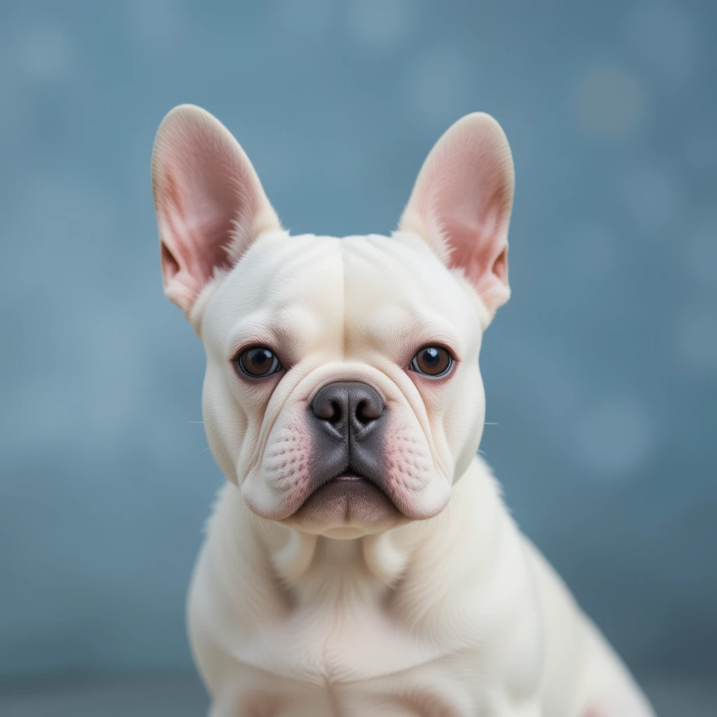 white french bulldog