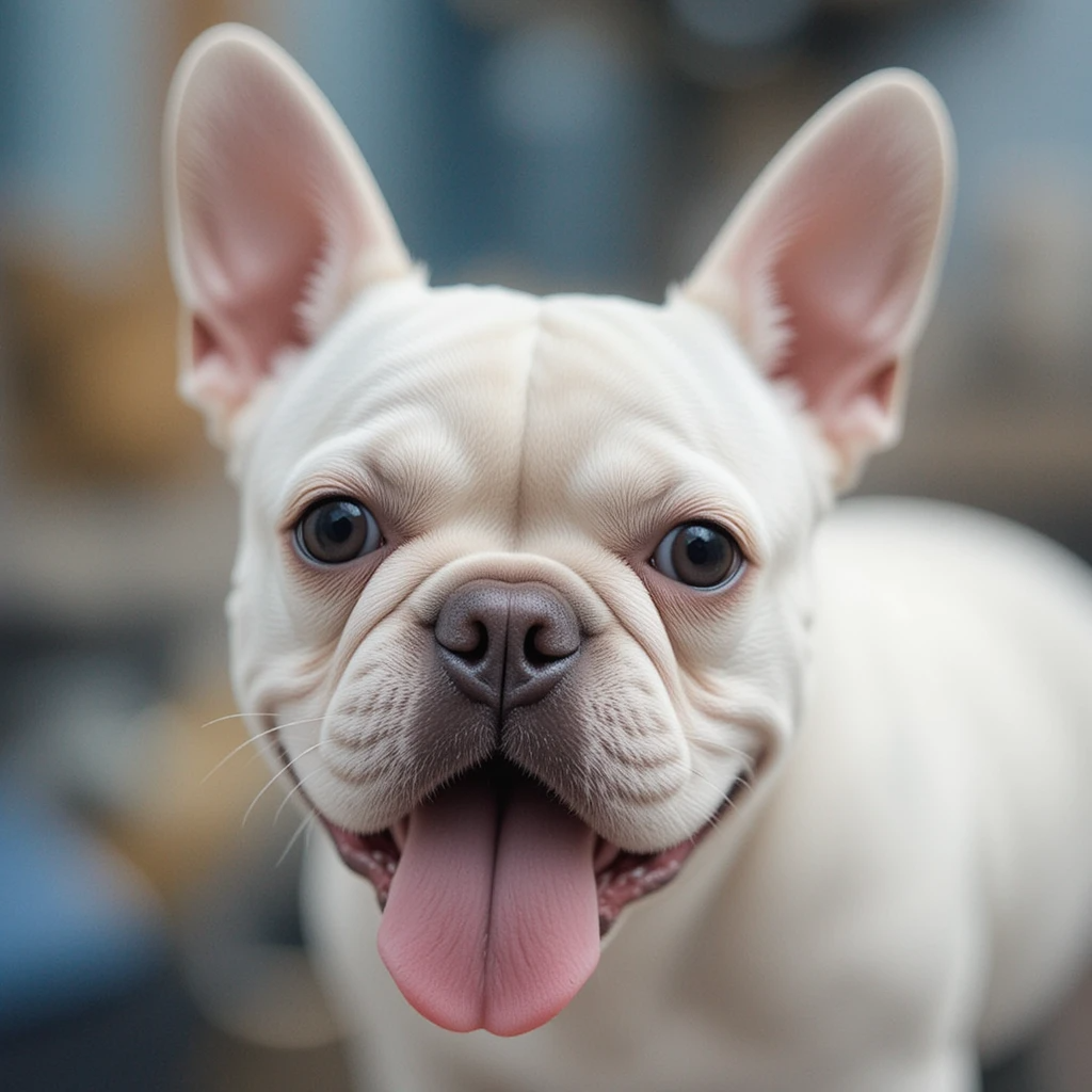 white french bulldog