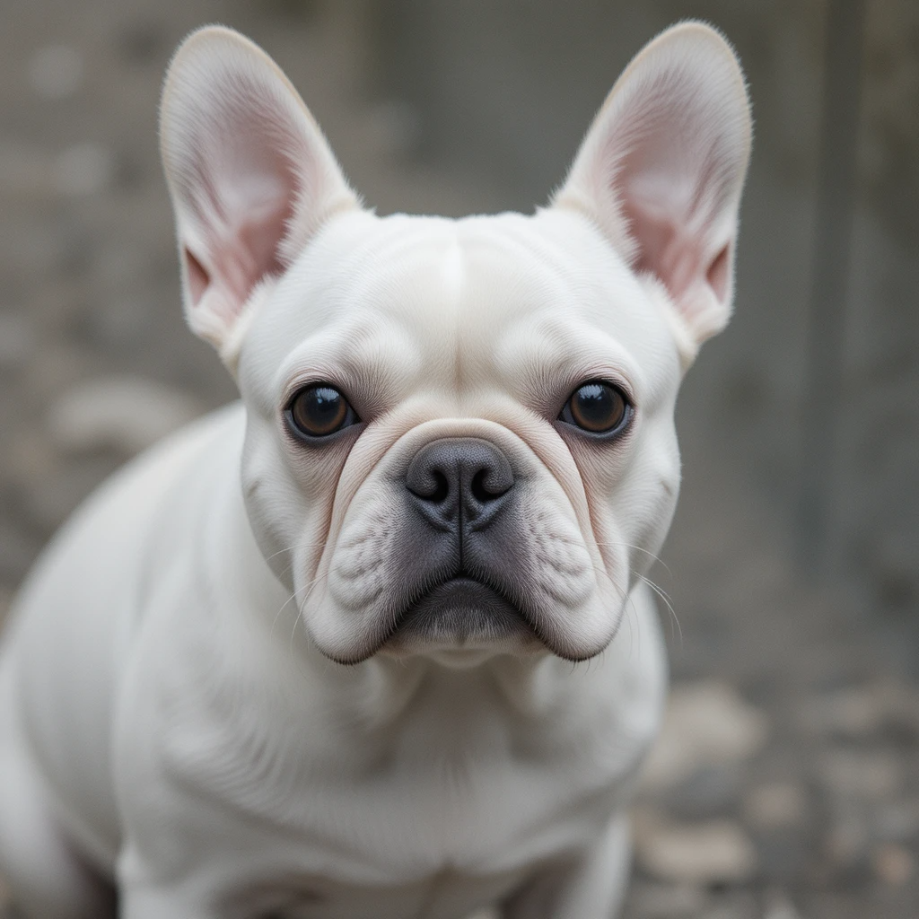 white french bulldog