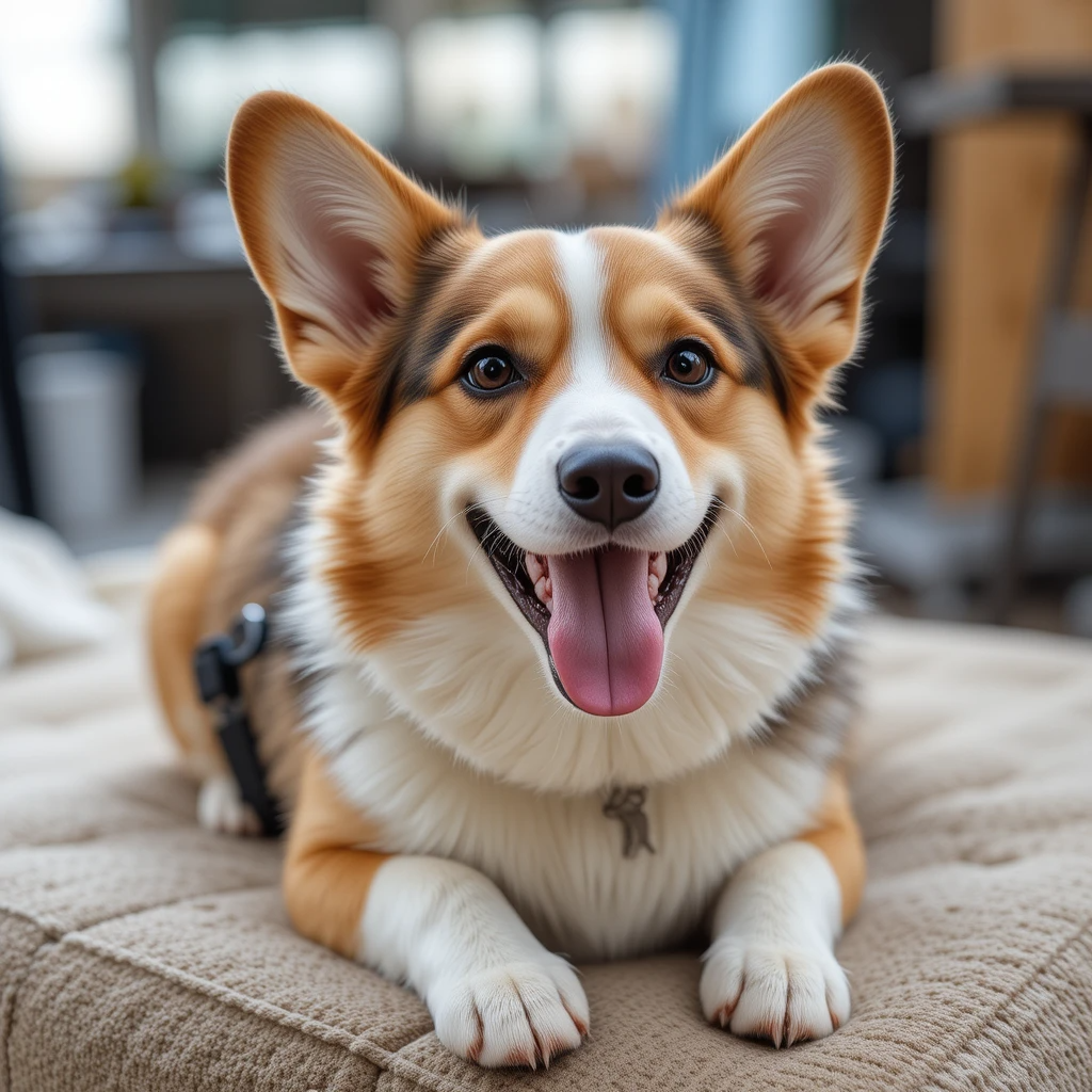 Merle corgi