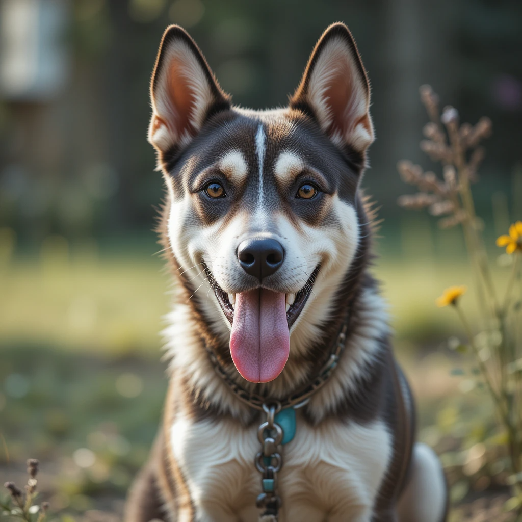 pitbull mixed husky
