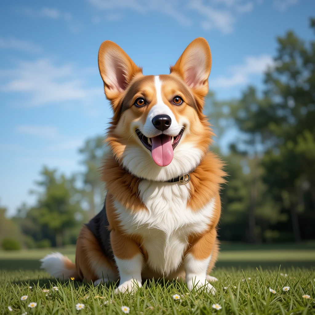 Corgis Sploot