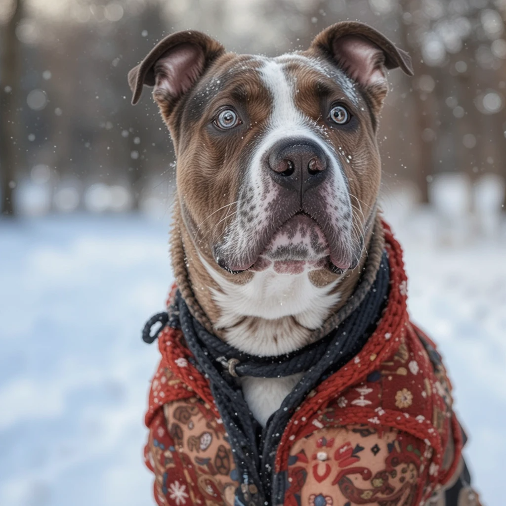 Preparing for Winters with an American Bully