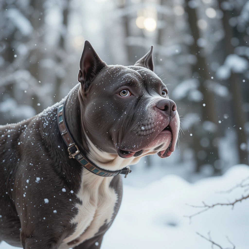 Preparing for Winters with an American Bully
