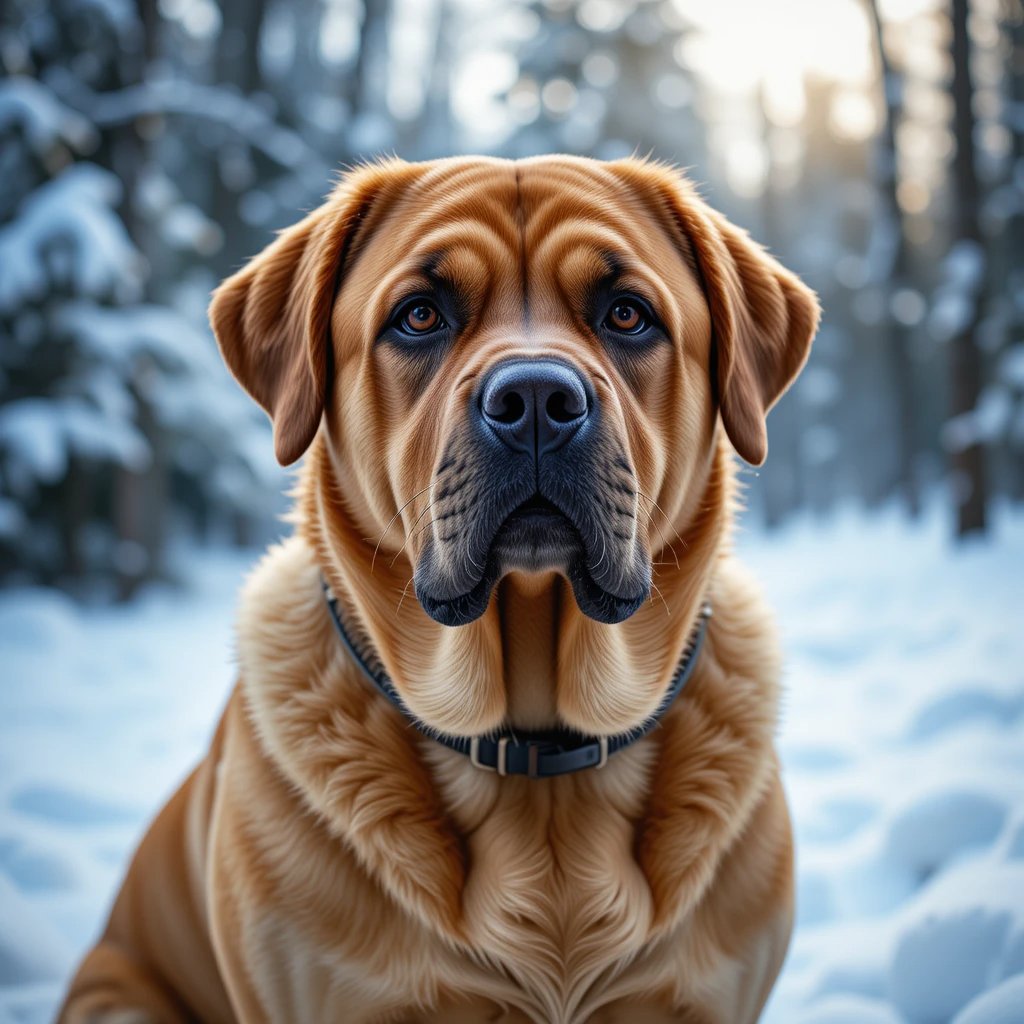 Winters with Bullmastiffs