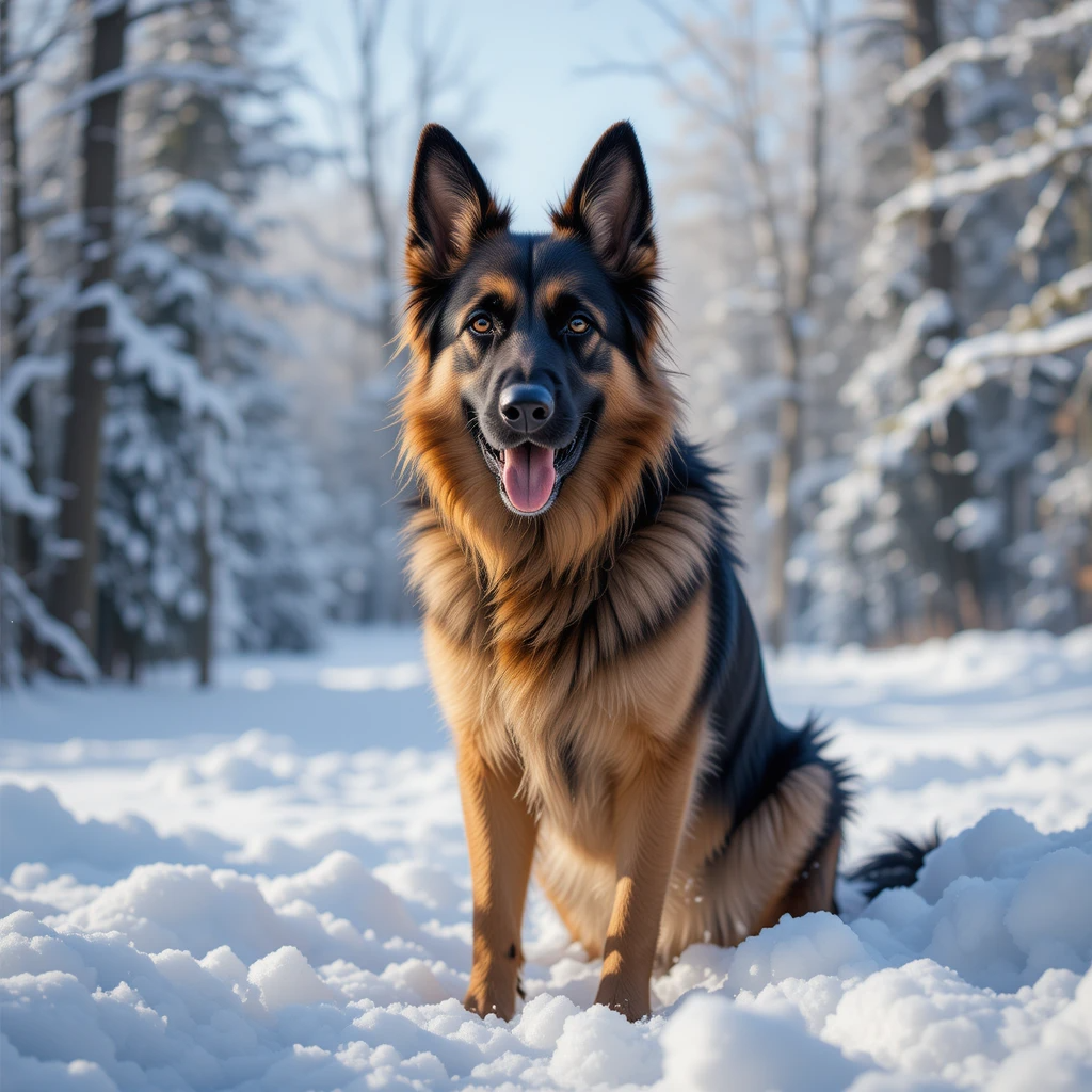 Winter with Your German Shepherd