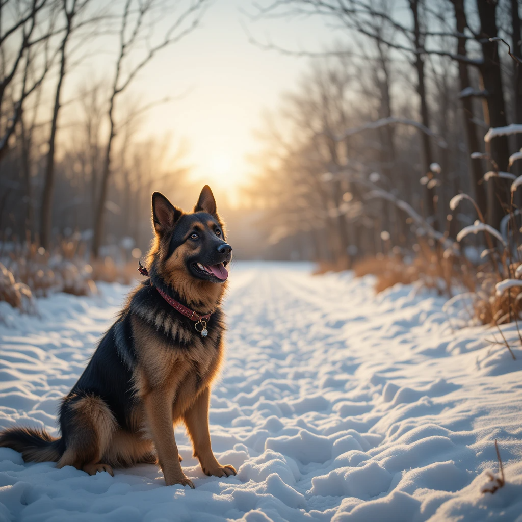 Winter with Your German Shepherd
