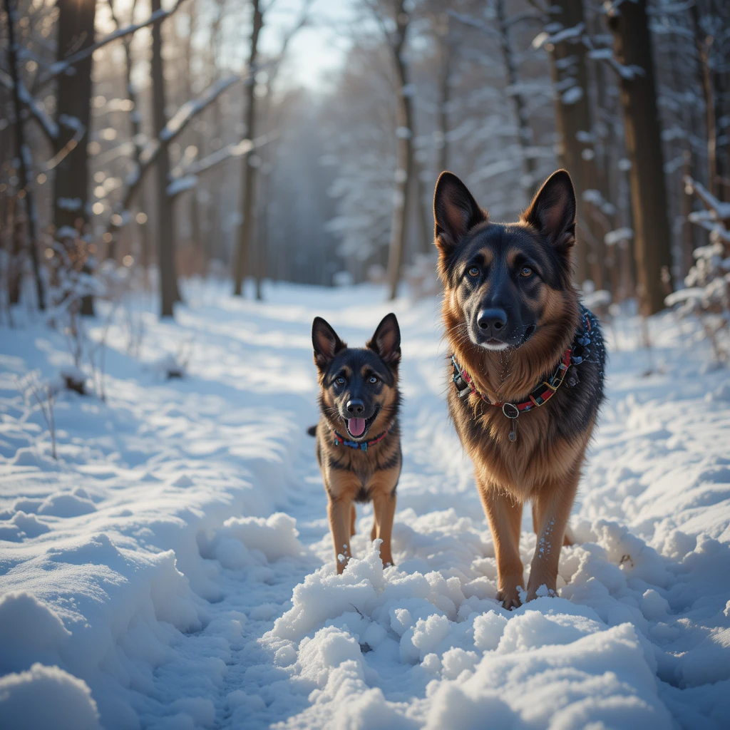 Winter with Your German Shepherd